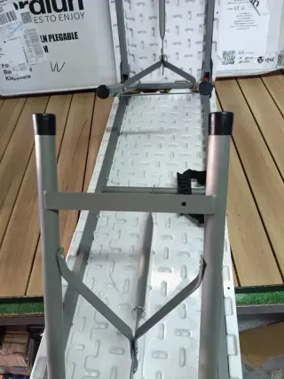 Banco plegable portátil New Koln de 180x28x43 cm