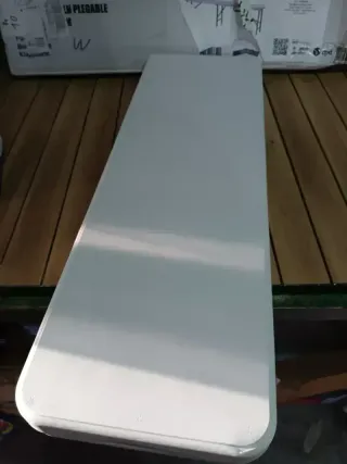 Banco plegable portátil New Koln de 180x28x43 cm