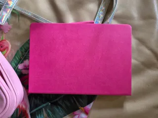 Borsa trasparente con fenicotteri e fiori Pocket