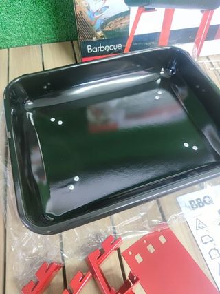 BBQ Barbacoa portátil de acero 36x45 cm