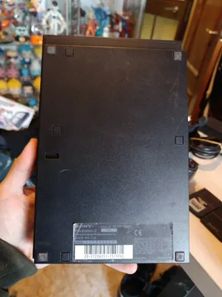 Consola Sony PS2 Slim Negra + Dos Mandos