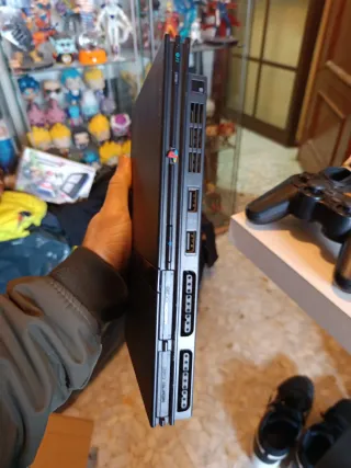 Consola Sony PS2 Slim Negra + Dos Mandos