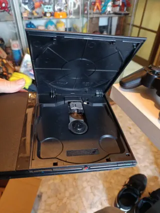 Consola Sony PS2 Slim Negra + Dos Mandos