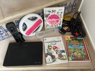 Consola Wii con juegos y accesorios