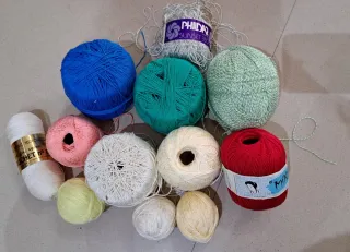 Lote de lanas varios colores