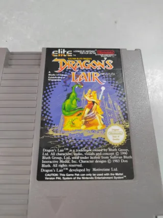 Juego Dragon's Lair Nintendo NES