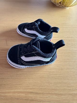 Sapatilhas Vans Bebé Menina Pretas