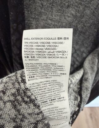 Jersey Desigual brillo negro y blanco