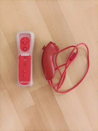 Mando Wii Motion Plus Rojo