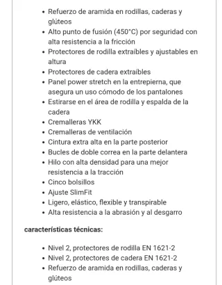 Pantalón Jeans Moto Trilobite