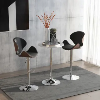 Tavolo Bar Altezza Regolabile Bianco