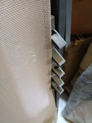 Tumbona de lona plastificada plegable