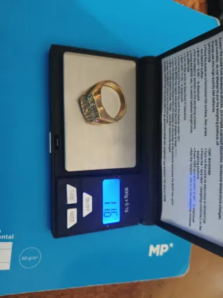 Anillo FC Barcelona Oro 18k