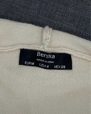 Sudadera punto Bershka