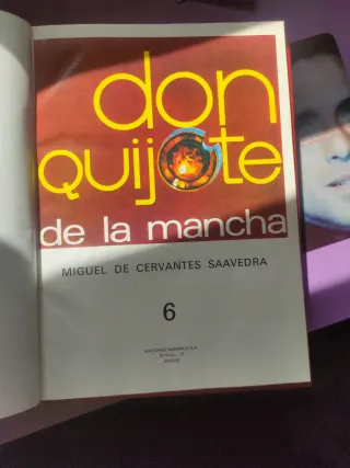 6 Libros comics de Don Quijote de la Mancha
