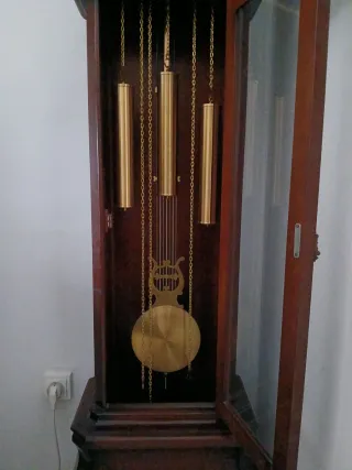 Reloj de pie vintage Tempus Fugit