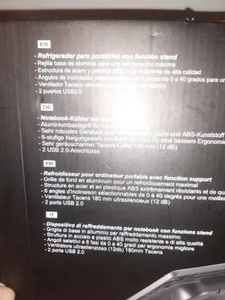 Tacens Abacus Ventilador Portátil