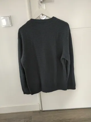 Jersey Pull&Bear azul marino tejido