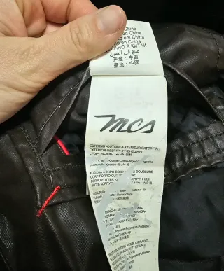 Giacca vera pelle vintage uomo XL