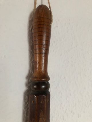 Plumero antiguo de tela