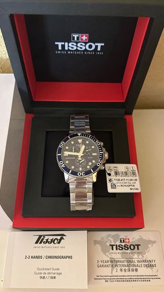 Tissot Seastar 1000 Azul 45.5mm Cronógrafo