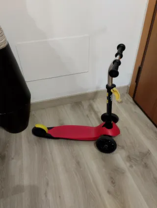 Patinete infantil 3 ruedas rojo