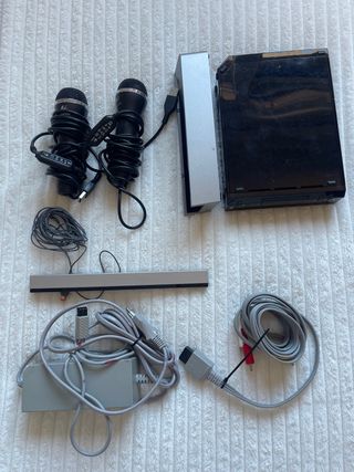 Consola Wii Negra + Accesorios