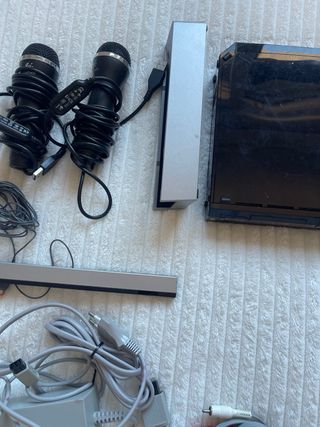 Consola Wii Negra + Accesorios
