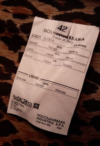 Abrigo Dolce & Gabbana Mujer Alpaca