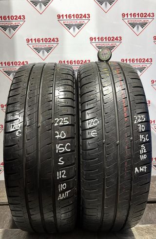 -225 70 15C S MICHELIN RUEDA AL 90% VIDA UTIL