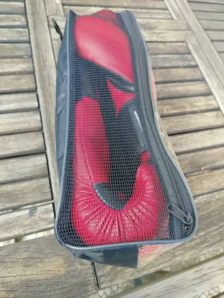 Guantes de Boxeo KARIM KSA Rojos 12 oz