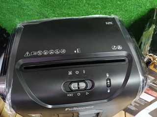 Fellowes Powershred 12C Destructora de Papel Corte Cruzado 22.5cm