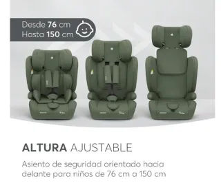 KikkaBoo Silla de Coche Sin ISOFIX Grupo 1 2 3