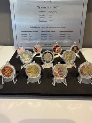 Euro Finlandia 2022 Proof + 2x2€ Conmemorativas