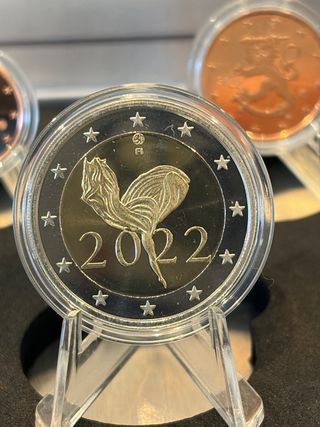 Euro Finlandia 2022 Proof + 2x2€ Conmemorativas