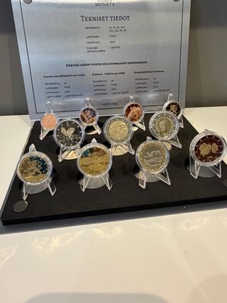 Euro Finlandia 2022 Proof + 2x2€ Conmemorativas