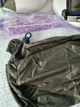 Cazadora acolchada Zara verde oliva