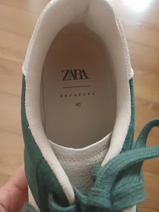 Zapatillas Zara Verde Talla 40