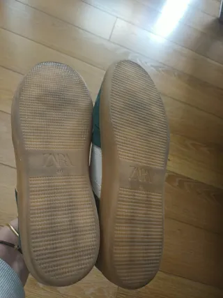 Zapatillas Zara Verde Talla 40