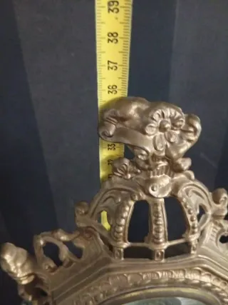 RELOJ DE SOBREMESA VINTAGE DORADO