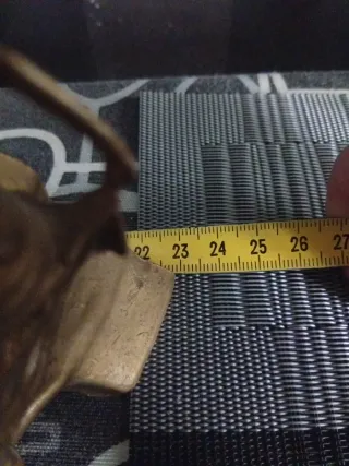 RELOJ DE SOBREMESA VINTAGE DORADO