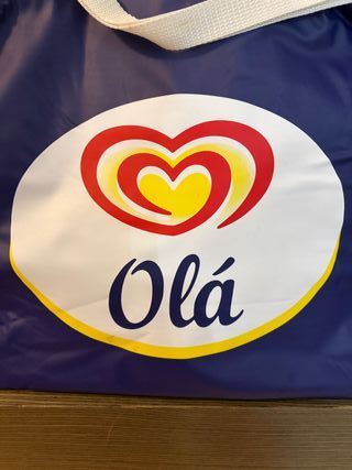 Mala Térmica Vintage - "Gelados Olá" - Formato 2