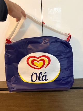 Mala Térmica Vintage - "Gelados Olá" - Formato 2