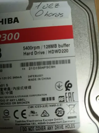 Disco Duro Toshiba P300 2TB SATA 3