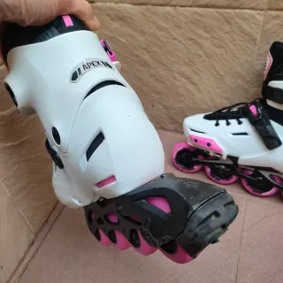 Patines Rollerblade Blancos y Rosas