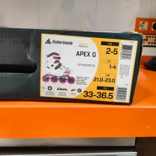 Patines Rollerblade Blancos y Rosas