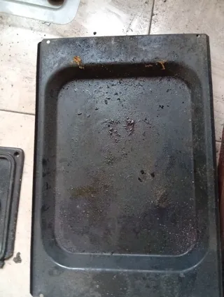 Cocina de leña Hergom Negra y Dorada n°7