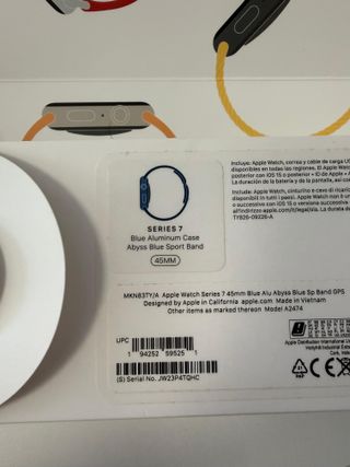 Apple Watch Azul y Plateado