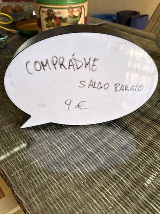 Pizarra divertida para escribir