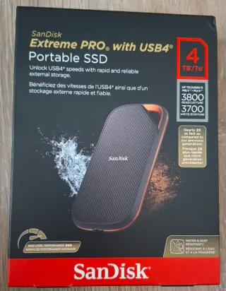 SanDisk Extreme PRO SSD USB4 4TB